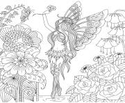 Printable adults flowers queen by bimdeedee coloring pages