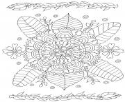 Printable simple flowers drawing by olivier coloring pages