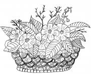Printable adults basket celine coloring pages