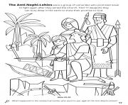 Printable The Anti Nephi Lehies were a group of Lamanites who promised never to fight again coloring pages