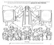 Printable Jesus is the Christ coloring pages