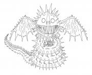 Printable Whispering Death Dragon coloring pages