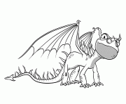 Printable Terrible Terror Dragon coloring pages