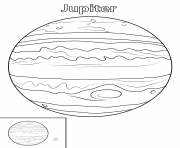 Printable jupiter planet coloring pages