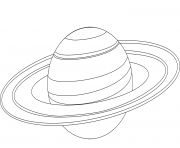 Printable saturn planet coloring pages