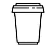 Printable takeout coffee cup starbucks coloring pages