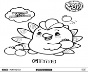 Printable Pikmi Popss Glama coloring pages