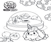 Printable Kawaii Animals Pikmi Pops coloring pages