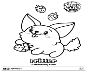 Printable Fritter the Fennec Foxs coloring pages