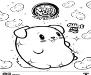 Printable Pikmi Pops Jelly Dreamss Clint the Dog coloring pages