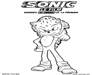 Printable Sonic the Hedgehog Movie From the Producer of The Fast and The Furious coloring pages