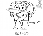 Printable Afghan Hound Indy coloring pages