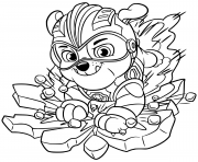 Printable Mighty Pups Rubbles coloring pages