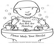 Printable germs are not for sharing coloring pages