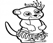 Printable funny meerkat coloring pages
