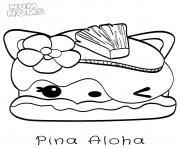 Printable Pina Aloha Num Noms coloring pages