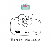 Printable num noms minty mallow coloring pages