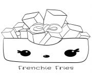 Printable frenchie fries coloring pages