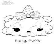 Printable Pinky Puffs from Num Noms Series 2 coloring pages