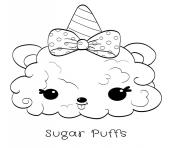 Printable sugar puffs coloring pages