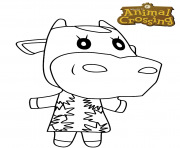 Printable cute cow coloring pages