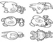 Printable animal crossing 5 coloring pages