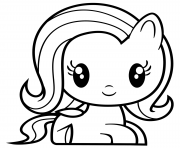 Printable Little Pony Fluttershy coloring pages