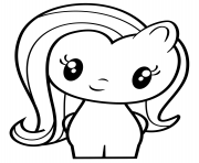 Printable Pony Fluttershy coloring pages