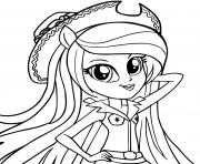 Printable Applejack equestria girl coloring pages