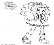 Printable Equestria Girls Princess coloring pages