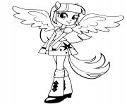 Printable rarity twilight sparkle girl coloring pages