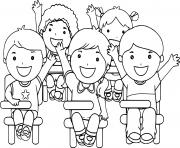 Printable smart student back to school coloring pages