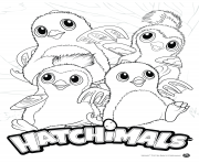 Printable Penguala Draggle Dance Party coloring pages