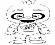 Printable Chica coloring pages