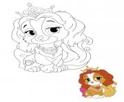 Printable Disney Princess Palace Pets Teacup coloring pages