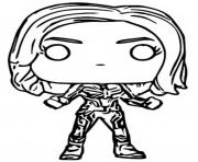 Printable funko pop marvel captain marvel coloring pages