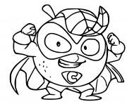 Printable superzings central patrol 030 mr c coloring pages