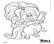 Printable Trolls 2 Delta coloring pages
