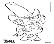 Printable Trolls 2 Hickory coloring pages