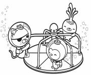 Printable friends are found on a merry go round octonauts coloring pages