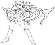 Printable Eternal Sailor Moon Love coloring pages