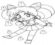 Printable baby Sailor Moon coloring pages