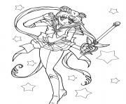 Printable Sailor Moon Stars 1 coloring pages
