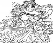 Printable Sailor Moon Princess coloring pages