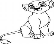 Printable Kiara from Lion Guard coloring pages