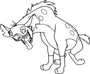 Printable Hyena from Lion Guard coloring pages