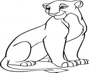 Printable Sarabi Lion coloring pages