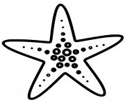 Printable starfish forcipulatida coloring pages