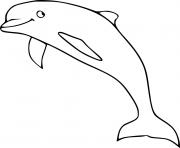 Printable Soaring Dolphin coloring pages