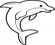 Printable Beautiful Dolphin coloring pages